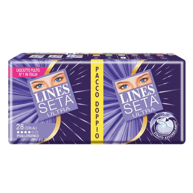 LINES SETA Ultra C/Ali 28pz LINES SETA Ultra C/Ali 28pz