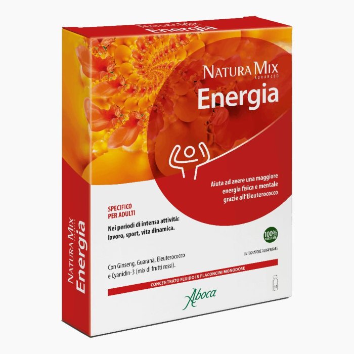 Aboca Societa' Agricola Natura Mix Advanced Energia 10 Flaconcini 150 G Aboca Societa' Agricola Natura Mix Advanced Energia 10 Flaconcini 150 G