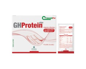 PromoPharma Protein Plus Frutti Rossi Integratore Proteico in Bustine 20 Pezzi