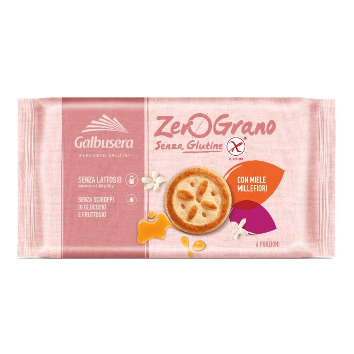 Galbusera Percorso Salute Alimenti senza Glutine Zerograno Frollino Fresco e Fragrante 220 g Galbusera Percorso Salute Alimenti senza Glutine Zerograno Frollino Fresco e Fragrante 220 g