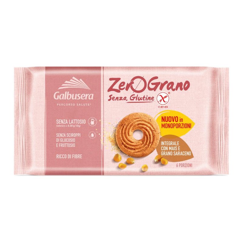 Galbusera Percorso Salute Alimenti senza Glutine Zerograno Frollino Integrale 220 g Galbusera Percorso Salute Alimenti senza Glutine Zerograno Frollino Integrale 220 g
