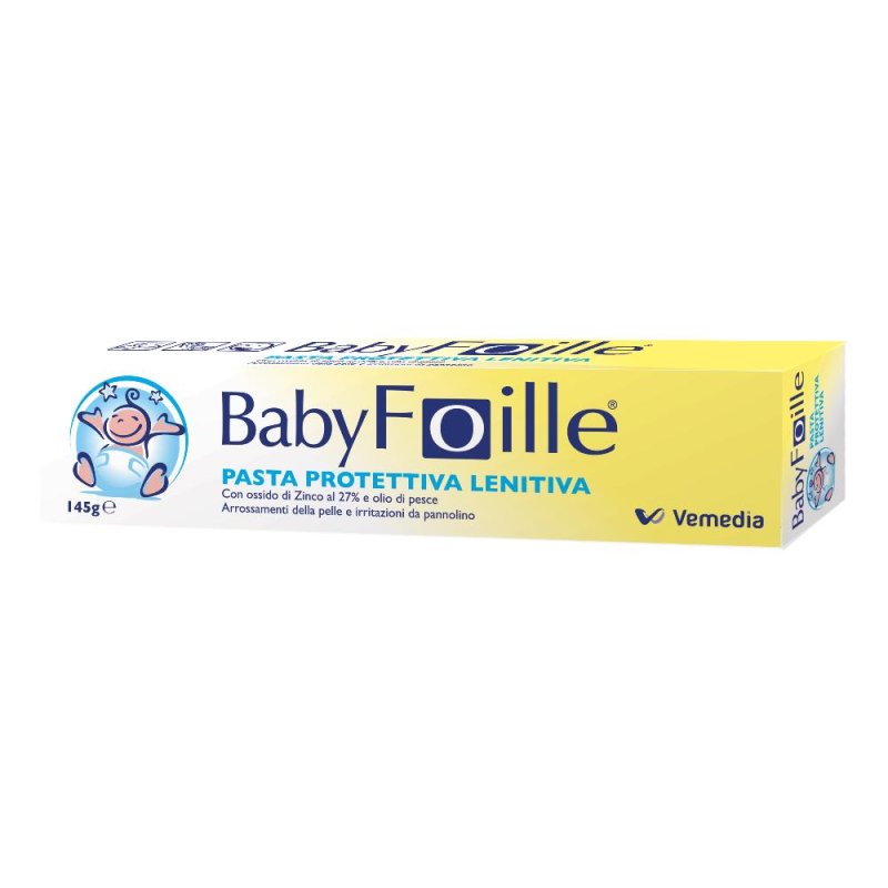 Vemedia Pharma Baby Foille Pasta Protettiva Lenitiva 145g Vemedia Pharma Baby Foille Pasta Protettiva Lenitiva 145g