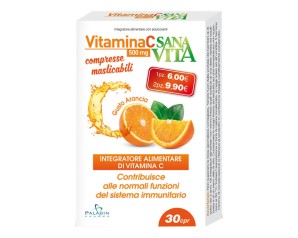 Sanavita Vitamina C 30 Compresse Masticabili  Integratore  Alimentare 