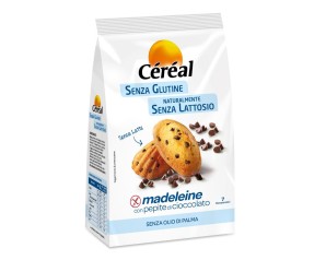 Cereal Linea Senza Lattosio Madeleine Pepite con Gocce di Cioccolato 210 g