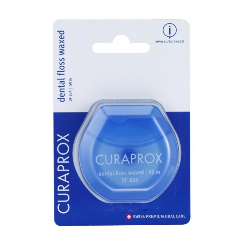 Curaden Ag Curaprox Df 834 Filo Interdentale Cerato Alla Menta 50 Metri