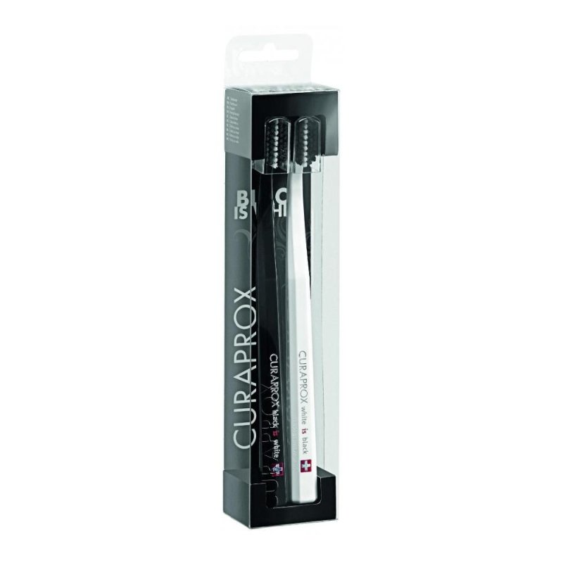 Curaprox White Is Black spazzolino da denti Curaprox White Is Black spazzolino da denti
