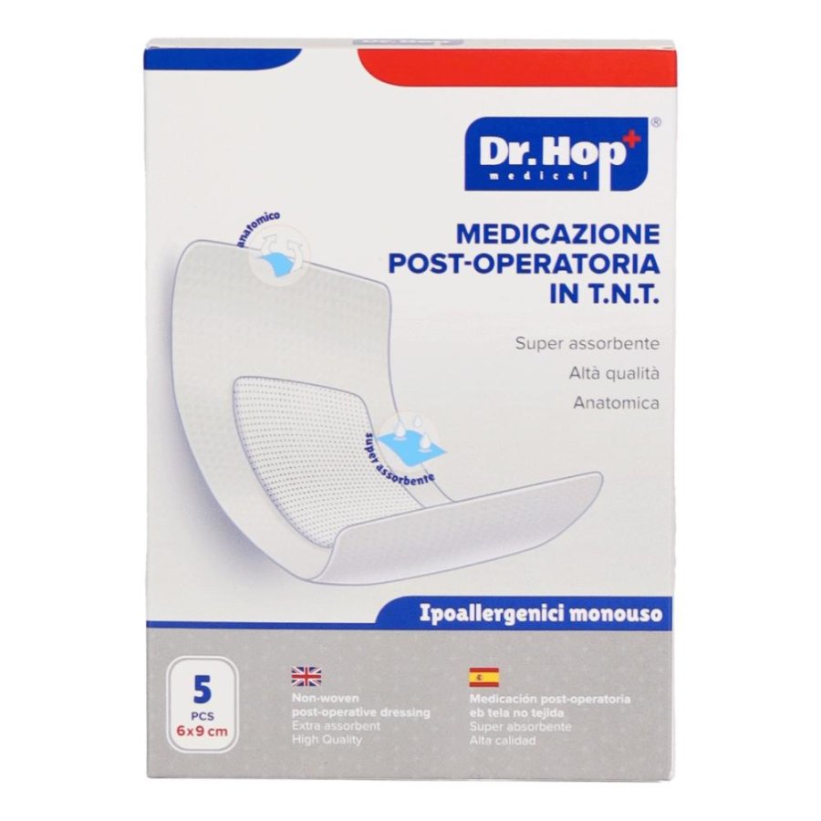 MEDICAZIONE TNT 9x 6cm DRHOP MEDICAZIONE TNT 9x 6cm DRHOP