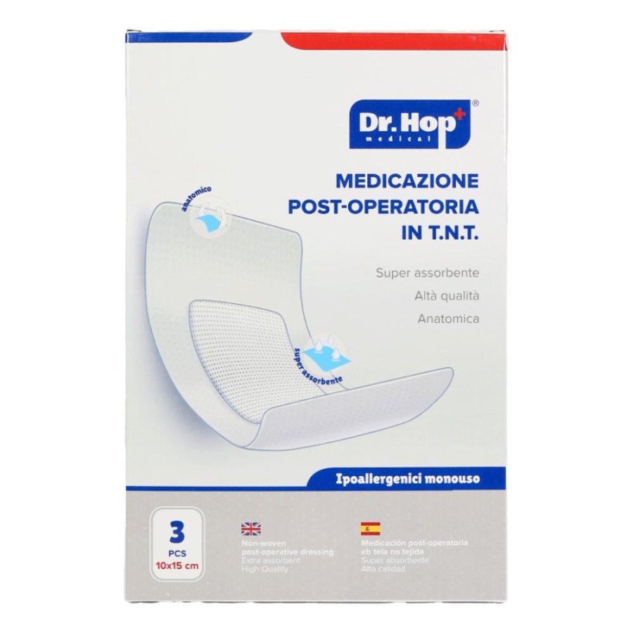 MEDICAZIONE TNT 10x15cm DRHOP MEDICAZIONE TNT 10x15cm DRHOP