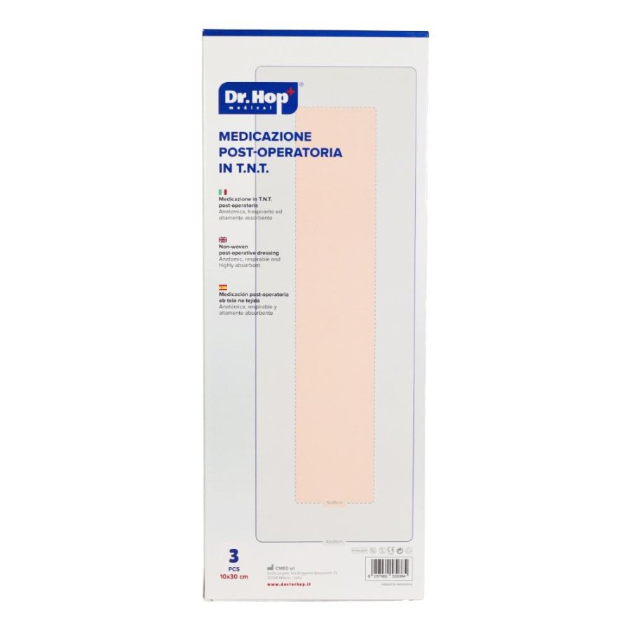 MEDICAZIONE TNT 10x30cm DRHOP MEDICAZIONE TNT 10x30cm DRHOP