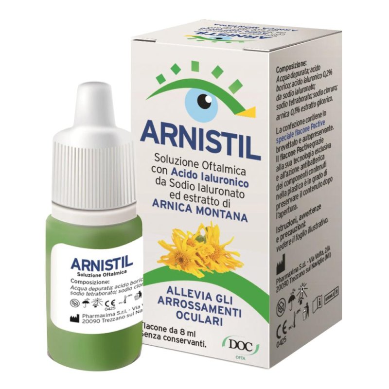 Arnistil Soluzione Oftalmica 8ml - Sollievo Occhi Sensibili Arnistil Soluzione Oftalmica 8ml - Sollievo Occhi Sensibili