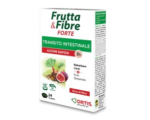 Frutta E Fibre Forte Azione Rapida Integratore intestino 24 compresse