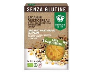 Probios Alimenti senza Glutine Pasta e Primi Piatti Sedanini Multicereali 340 g