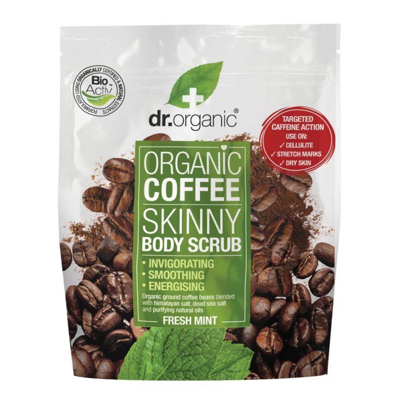 Dr. Organic Coffee - Skinny Body Scrub Scrub Corpo Alla Menta 200g
