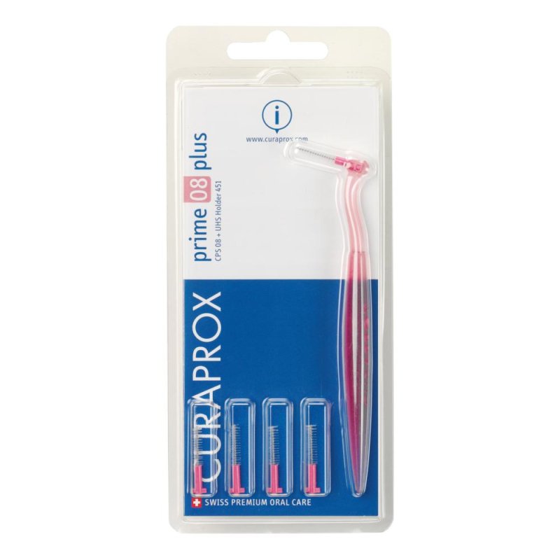 Curaprox Cps 451 Set Pink Prime Plus 08 5 Scovolini Cps + 1 Supporto Uhs 451 Curaprox Cps 451 Set Pink Prime Plus 08 5 Scovolini Cps + 1 Supporto Uhs 451