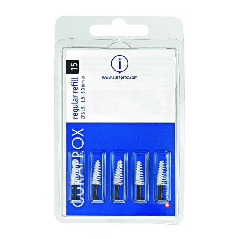 Curaden Ag Curaprox Cps 15 Regular Nero Scovolino Conico Curaden Ag Curaprox Cps 15 Regular Nero Scovolino Conico