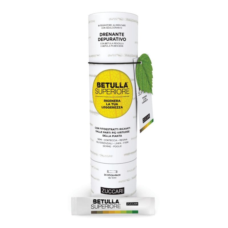 Betulla Superiore Zuccari Integratore Alimentare 25 Stick-Pack Da 10ml Betulla Superiore Zuccari Integratore Alimentare 25 Stick-Pack Da 10ml