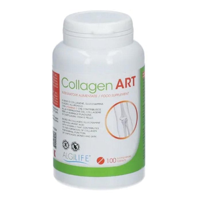 Algilife Collagenart Integratore Alimentare al Collagene per Articolazioni, Ossa e Cartilagini &ndash; Confezione da 100 Compresse