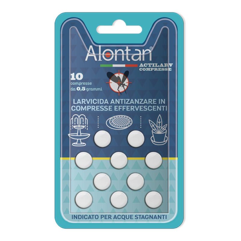 ALONTAN Actilarv 10Cpr 0,5g ALONTAN Actilarv 10Cpr 0,5g
