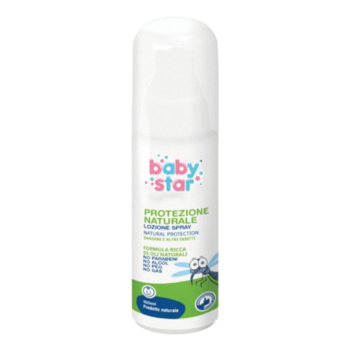 Baby Star Protezione Naturale Lozione Insetto-repellente Spray 100 ml Baby Star Protezione Naturale Lozione Insetto-repellente Spray 100 ml
