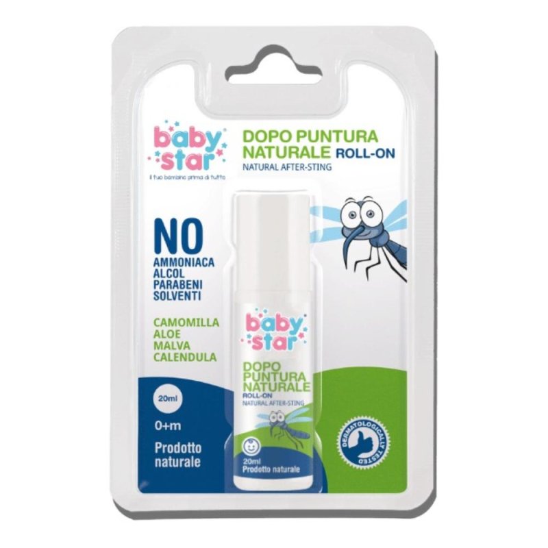 Baby Star Dopo Puntura Naturale Roll On 20 ml Baby Star Dopo Puntura Naturale Roll On 20 ml