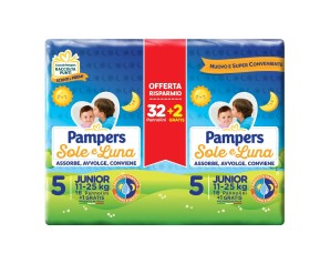 PAMPERS SOLE&LU TRIO JUN 48 0072