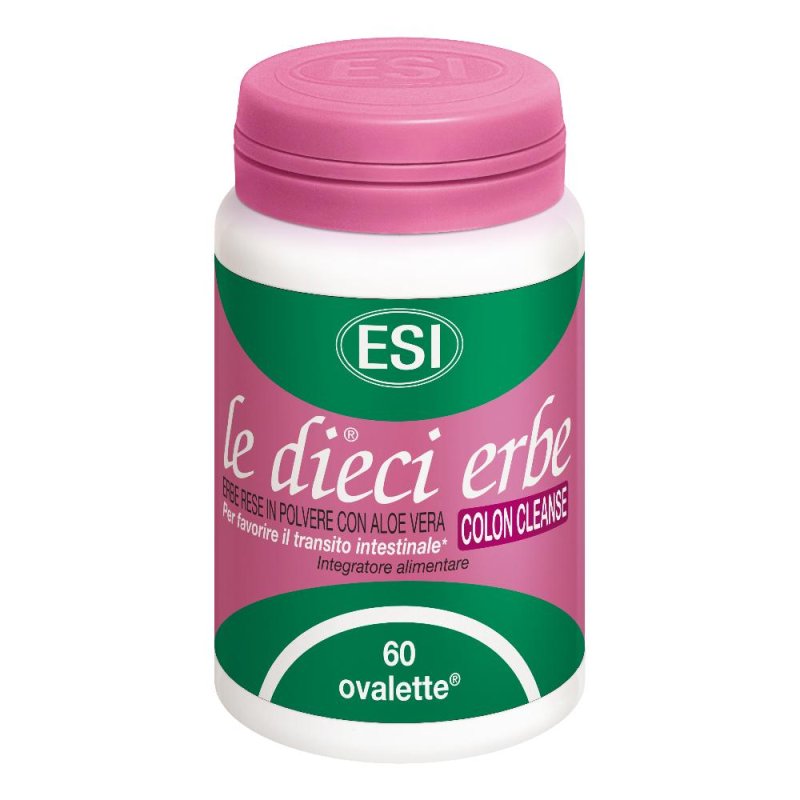 Esi Le Dieci Erbe Colon Cleanse 60 Ovalette