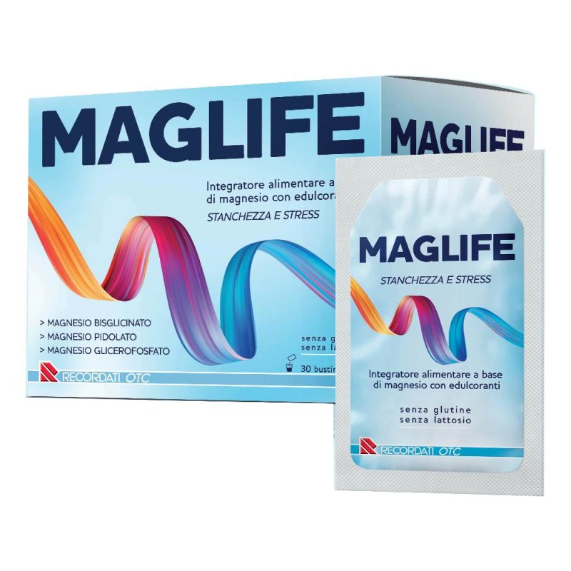 Recordati Vitamine e Minerali Maglife Integratore Alimentare del Benessere 30 Bustine Recordati Vitamine e Minerali Maglife Integratore Alimentare del Benessere 30 Bustine