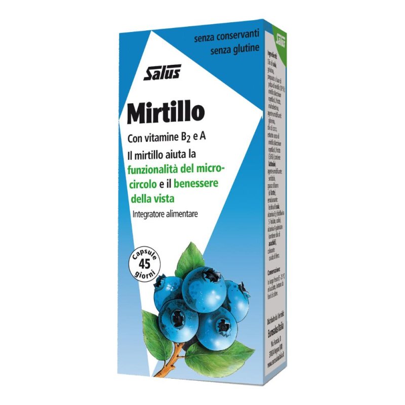 Salus Haus Mirtillo Saluvision Integratore Microcircolo 45 Capsule