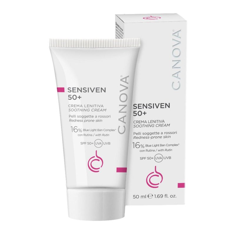 Canova Sensiven 50+ Crema lenitiva e solare 50ml Canova Sensiven 50+ Crema lenitiva e solare 50ml