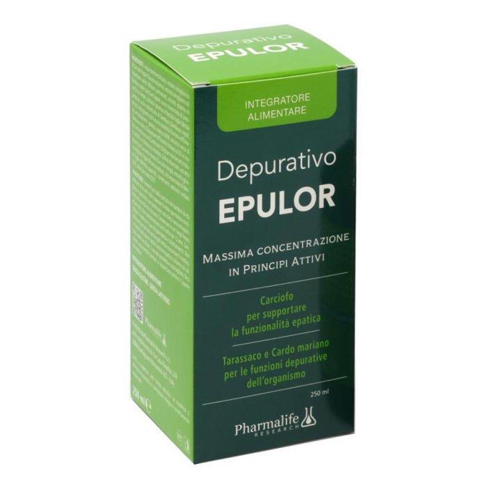 Epulor integratore depurativo con carciofo e tarassaco 250 ml Epulor integratore depurativo con carciofo e tarassaco 250 ml