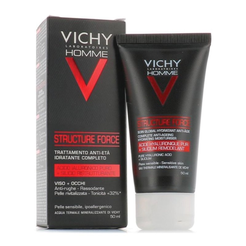 Vichy (l'oreal Italia) Vichy Homme Structure Force Crema Viso Uomo 50 Ml