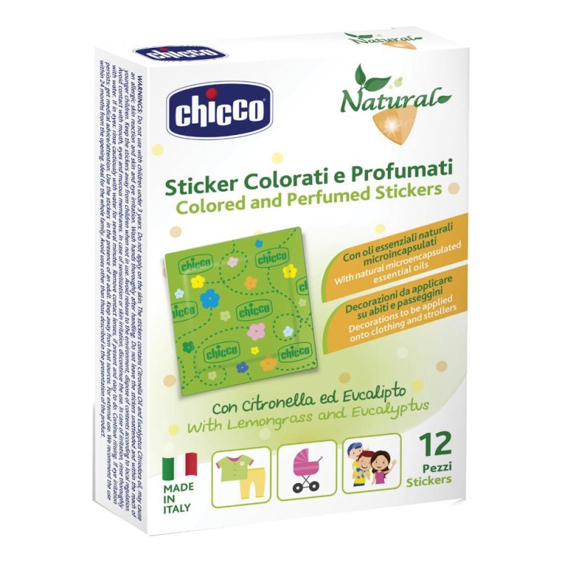 Chicco (artsana) Chicco Zanza Cerotti Sticker Antizanzara 12 Pezzi Chicco (artsana) Chicco Zanza Cerotti Sticker Antizanzara 12 Pezzi