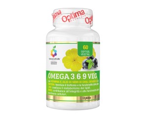 Optima Naturals Colours Of Life - Omega 3-6-9 Veg Integratore 60 Soft Gel