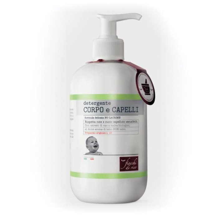 Artsana Corpo Capelli Talco Fiocchi Di Riso Detergente Corpo E Capelli 400 Ml