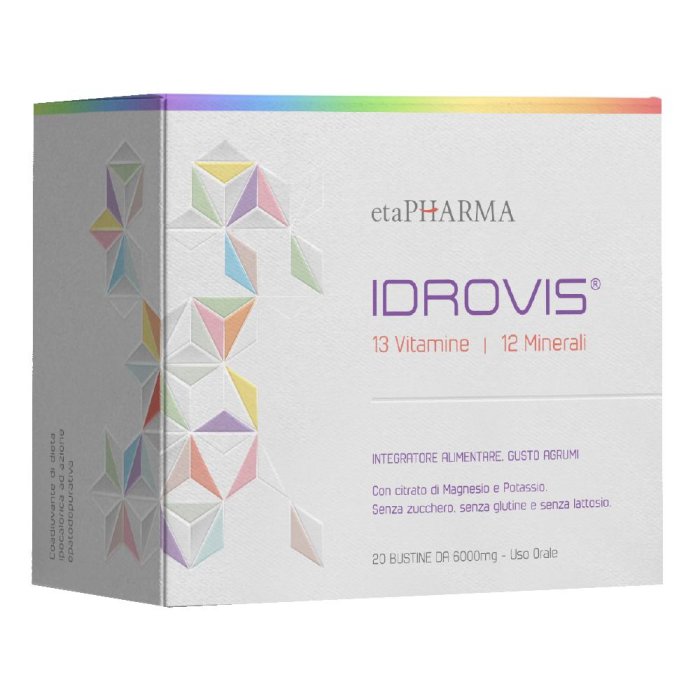 Idrovis Integratore per il Benessere della Vista con Antiossidanti e Acido Ialuronico 20 Bustine Orali