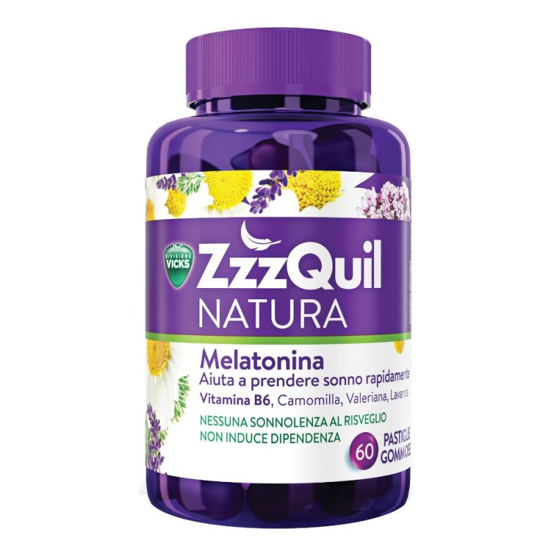 Zzzquil Natura 60 pastiglie gommose per il sonno con melatonina - Procter & Gamble Srl Zzzquil Natura 60 pastiglie gommose per il sonno con melatonina - Procter & Gamble Srl