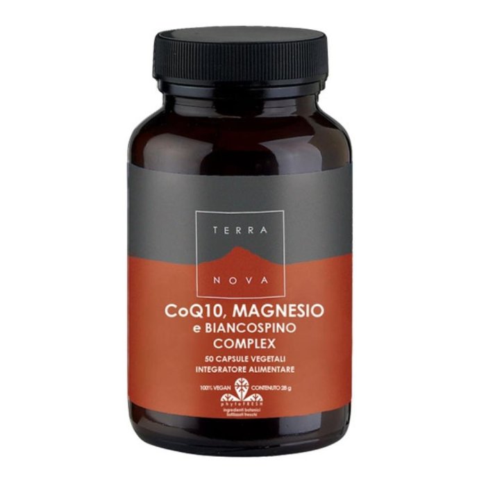 CoQ10 Magnesio Biancospino 50 capsule - integratore per cuore ed energia CoQ10 Magnesio Biancospino 50 capsule - integratore per cuore ed energia