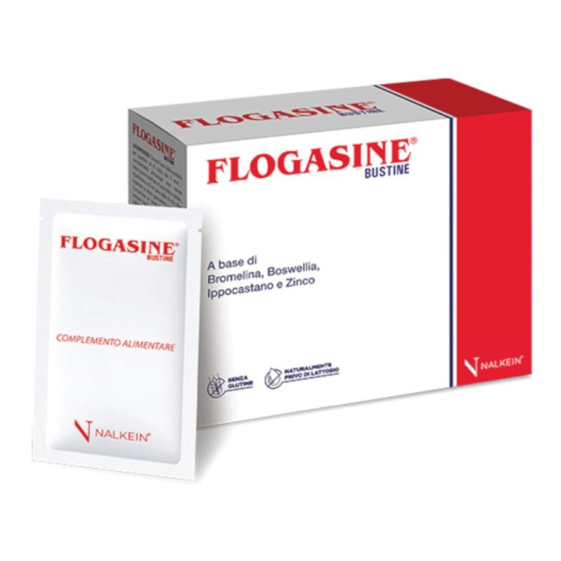 Nalkein Pharma Flogasine integratore alimentare 20 bustine Nalkein Pharma Flogasine integratore alimentare 20 bustine