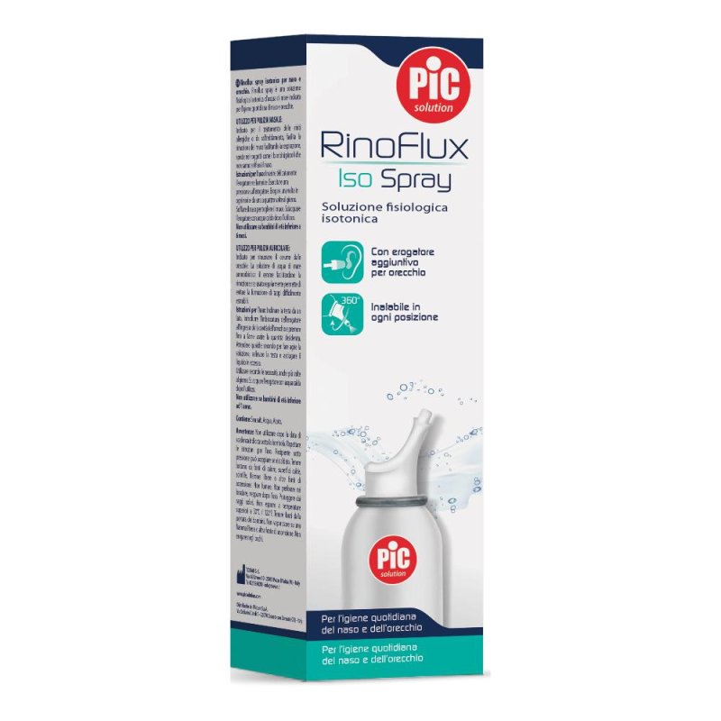 PikDare Pic Artsana Specialista delle Iniezioni e della Salute Rinoflux Soluzione Isotonica Spray Naso E Orecchie 100 ml PikDare Pic Artsana Specialista delle Iniezioni e della Salute Rinoflux Soluzione Isotonica Spray Naso E Orecchie 100 ml