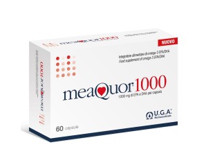 U.G.A. Nutraceuticals MeaQuor 1000 Integratore per Funzione Cardiaca 60 capsule