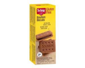 Schar Alimentazione senza Glutine Bourbon Biscuits Crema al Cacao 125 g