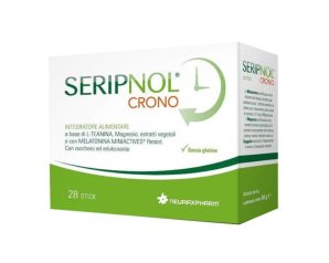 Neuraxpharm Seripnol - Crono Integratore di Melatonina 28 Stick Polvere