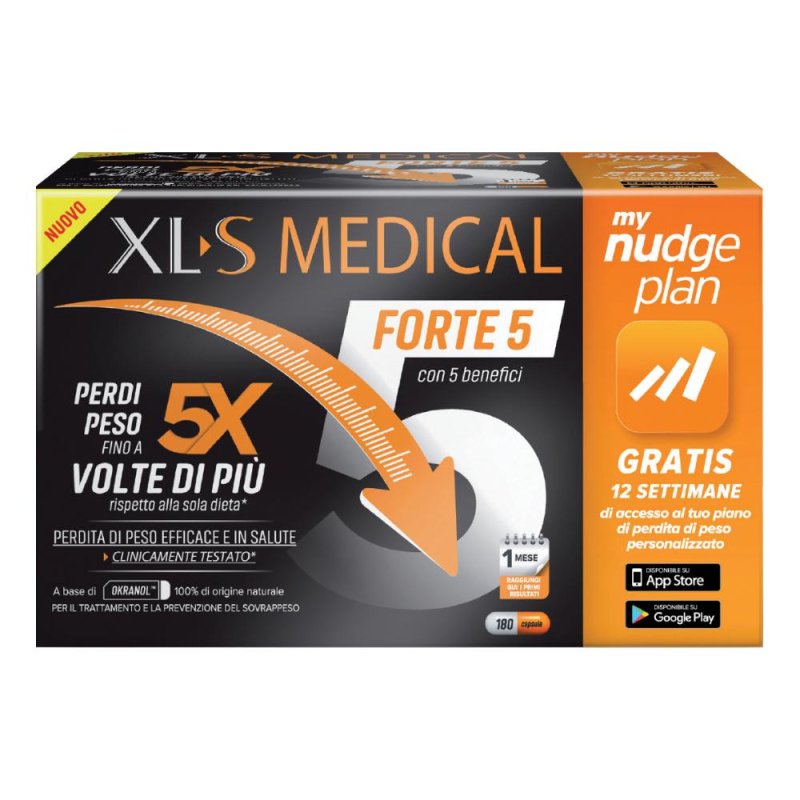 Perrigo Italia Xls Medical Forte 5 Integratore Alimentare 180 Capsule