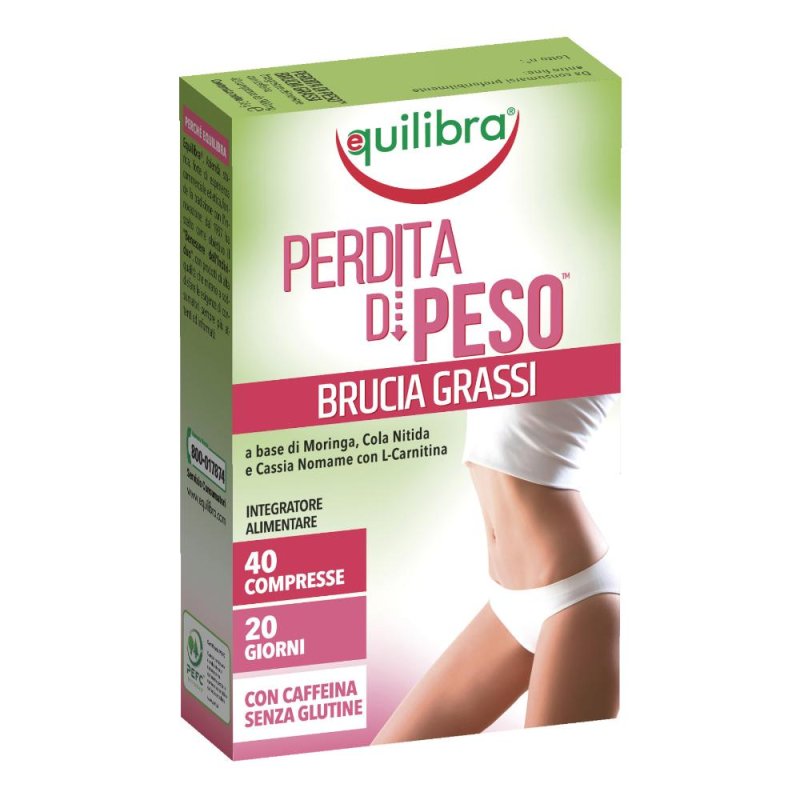 Equilibra Perdita di Peso Brucia Grassi Integratore Dimagrante 40 Compresse Equilibra Perdita di Peso Brucia Grassi Integratore Dimagrante 40 Compresse