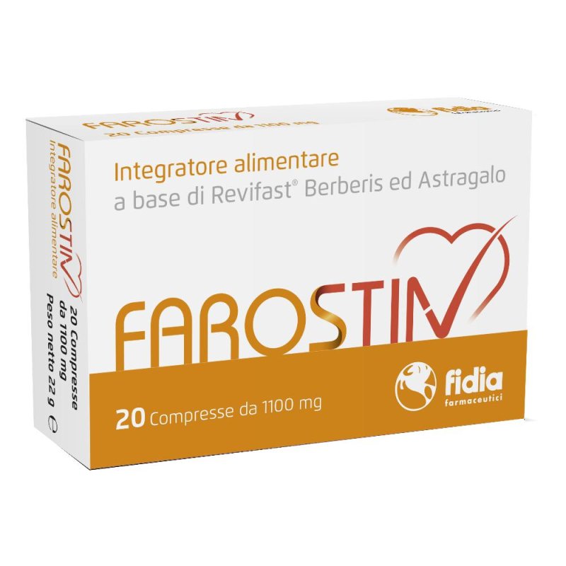 Fidia Farmaceutici Farostin 20 Compresse 1100 Mg Fidia Farmaceutici Farostin 20 Compresse 1100 Mg