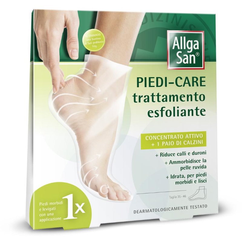Allga san piedi-care trattamento esfoliante 2 bustine Allga san piedi-care trattamento esfoliante 2 bustine