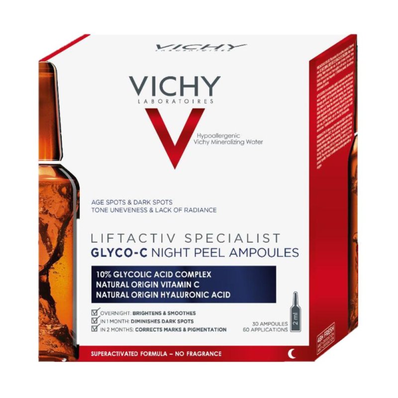 Vichy Innovazione Anti-Età Liftactiv Specialist Glyco C Trattamento Anti-Macchie 30 Ampolle 2 ml Vichy Innovazione Anti-Età Liftactiv Specialist Glyco C Trattamento Anti-Macchie 30 Ampolle 2 ml