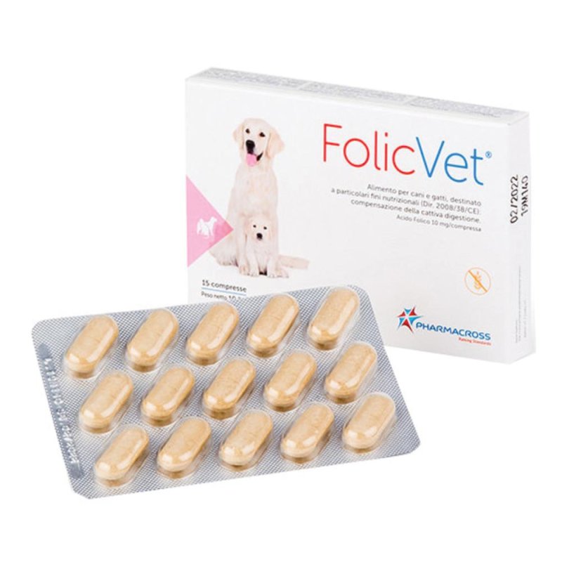 Folivet Mangime Cani/Gatti 15 Compresse