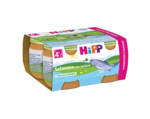 OMO HIPP Salmone/Verdure 4x80g