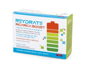Reydrate Ricarica Boost 12 Bustine - sali minerali e vitamine per reidratazione rapida